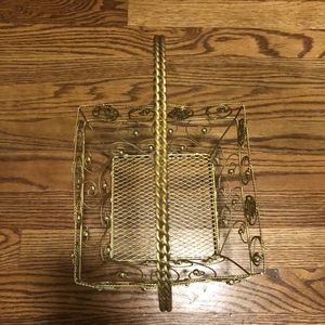 Metal basket home decoration